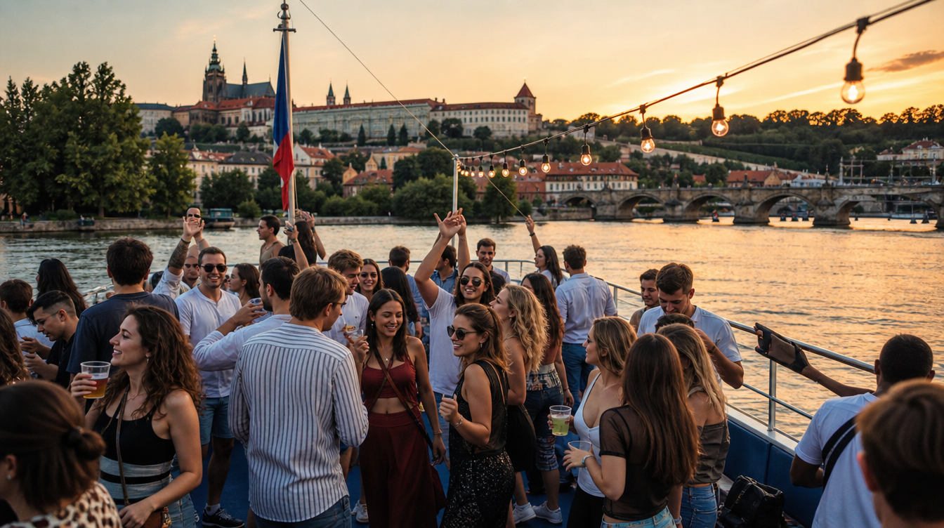 Erasmus in Prague — Opening Boat Party + Afterparty